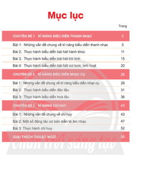 Chuyên đề Âm nhạc 11 Chân trời sáng tạo pdf