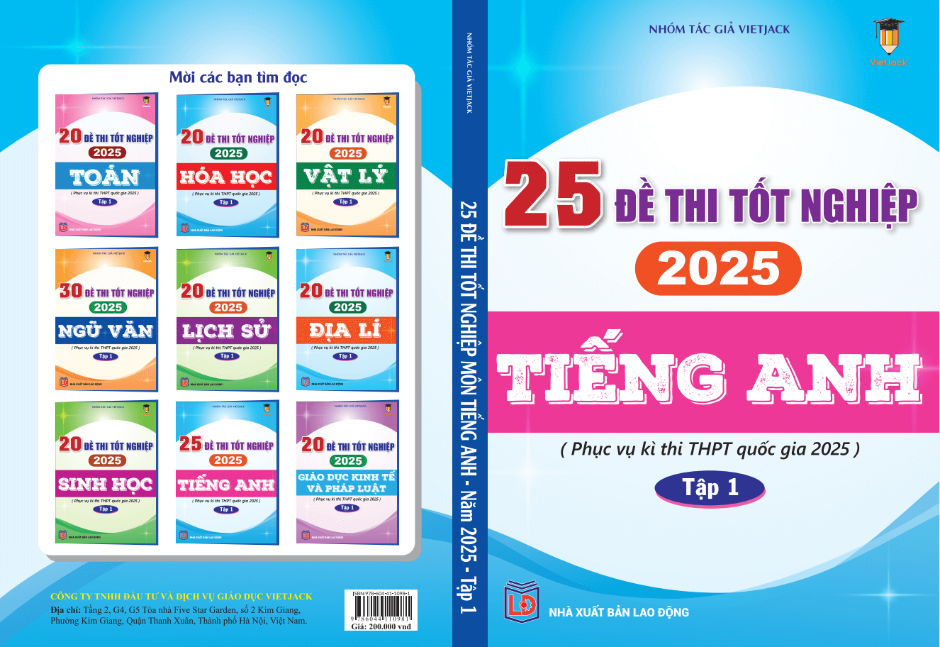 Đề thi Tốt nghiệp THPT môn Tiếng Anh 2025
