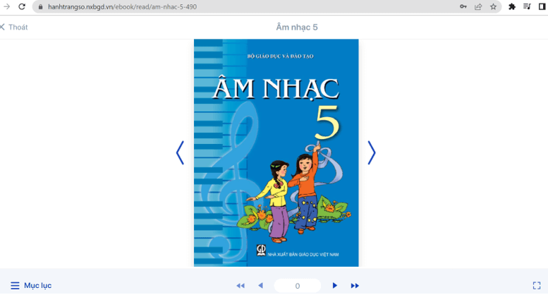 Sách Âm nhạc lớp 5 (ảnh 1)