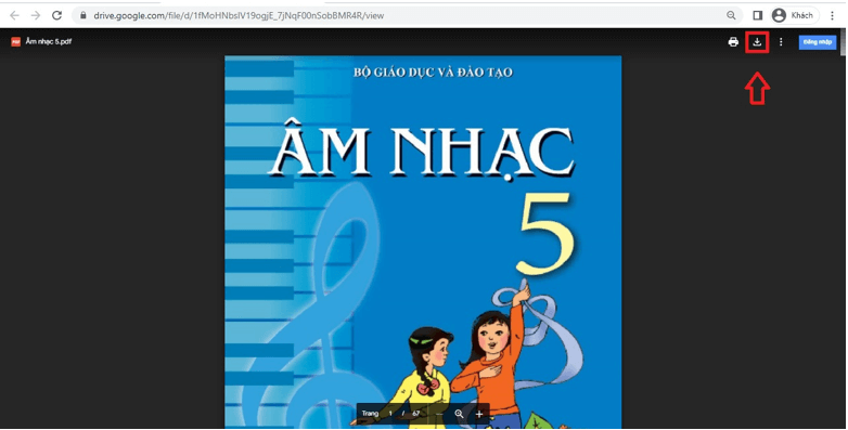 Sách Âm nhạc lớp 5 (ảnh 1)