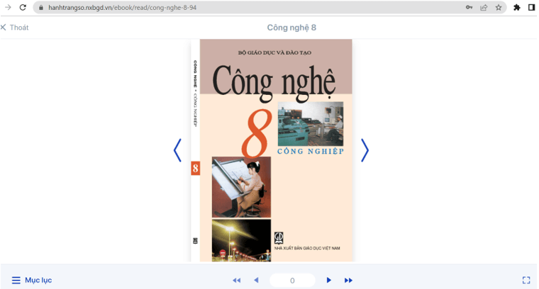 Sách Công nghệ 8 (ảnh 1)