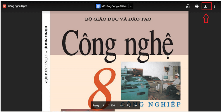 Sách Công nghệ 8 (ảnh 1)