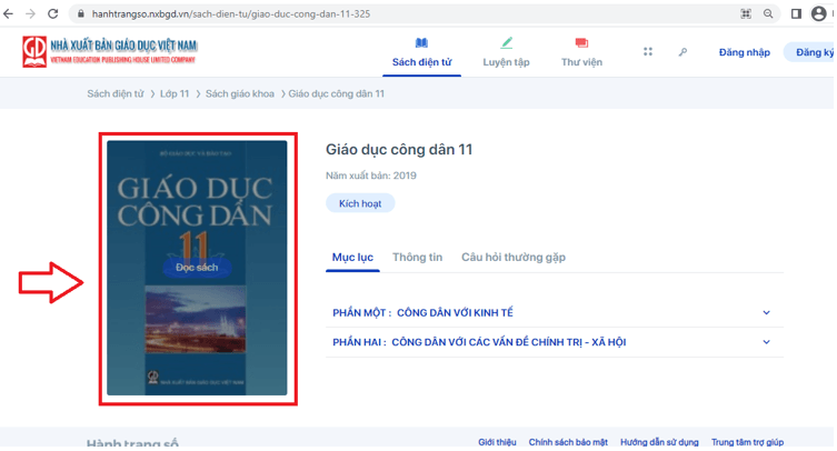 Sách Giáo dục công dân 11 (ảnh 1)