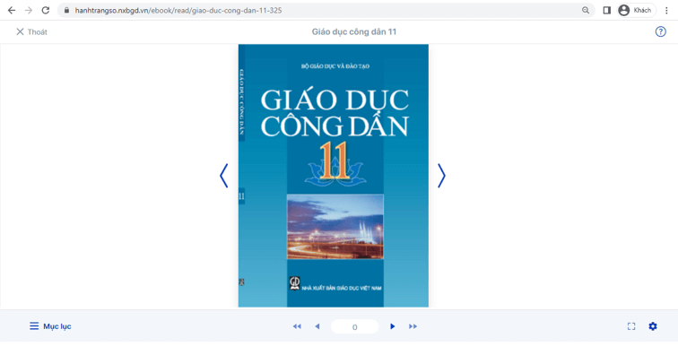 Sách Giáo dục công dân 11 (ảnh 1)