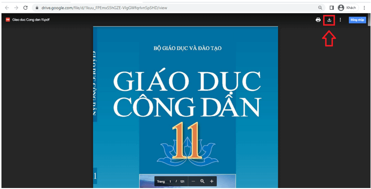 Sách Giáo dục công dân 11 (ảnh 1)