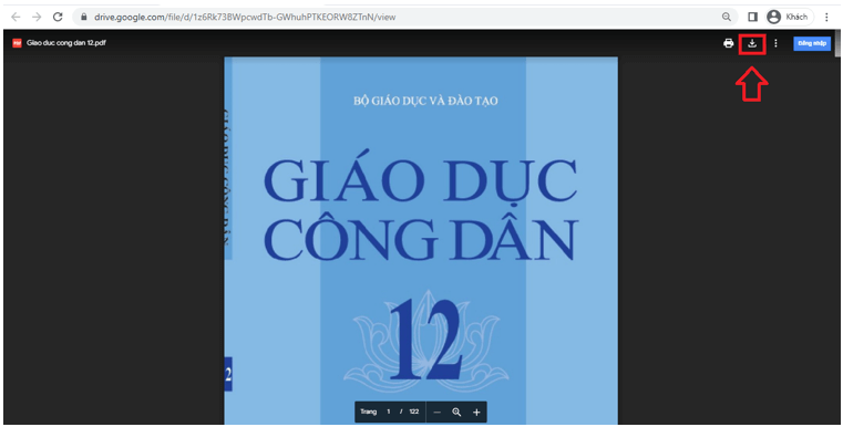 Sách Giáo dục công dân 12 (ảnh 1)