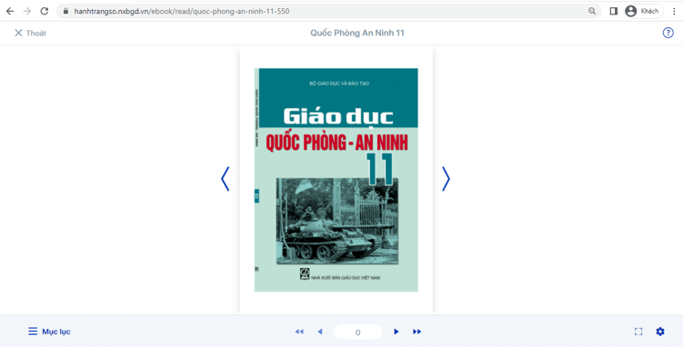 Sách Giáo dục quốc phòng - an ninh 11 (ảnh 1)