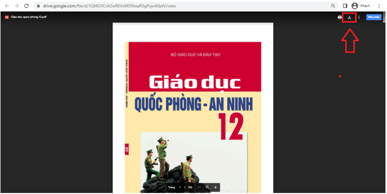 Sách Giáo dục quốc phòng - an ninh 12 (ảnh 1)