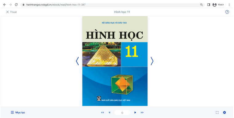 Sách Hình học 11 (ảnh 1)