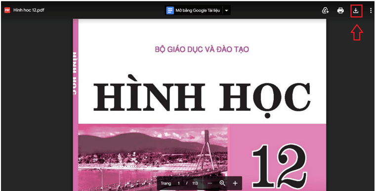 Sách Hình học 12 (ảnh 1)