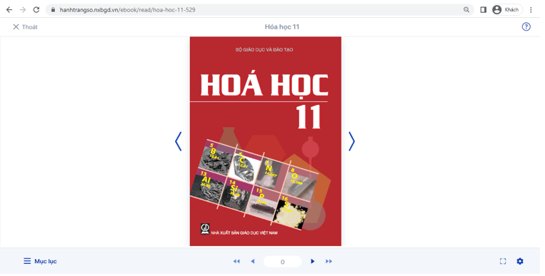 Sách Hóa học 11 (ảnh 1)