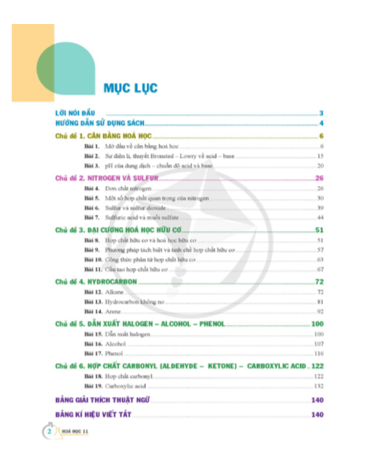 Hóa học 11 Cánh diều pdf