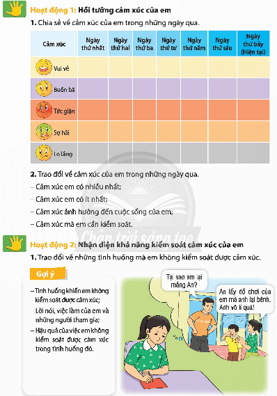 PDF Hoạt động trải nghiệm lớp 5 Chân trời sáng tạo