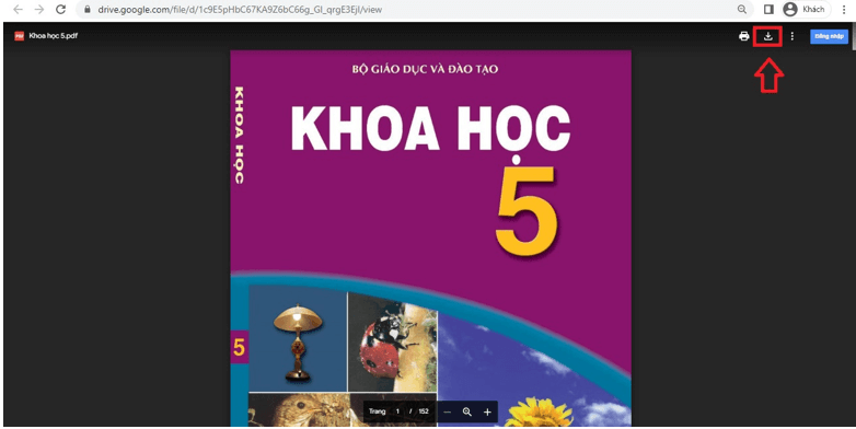 Sách Khoa học lớp 5 (ảnh 1)