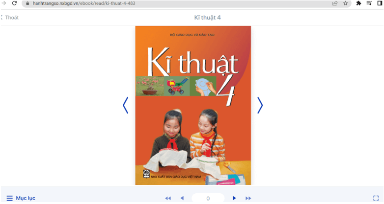 Sách Kĩ thuật lớp 4 (ảnh 1)