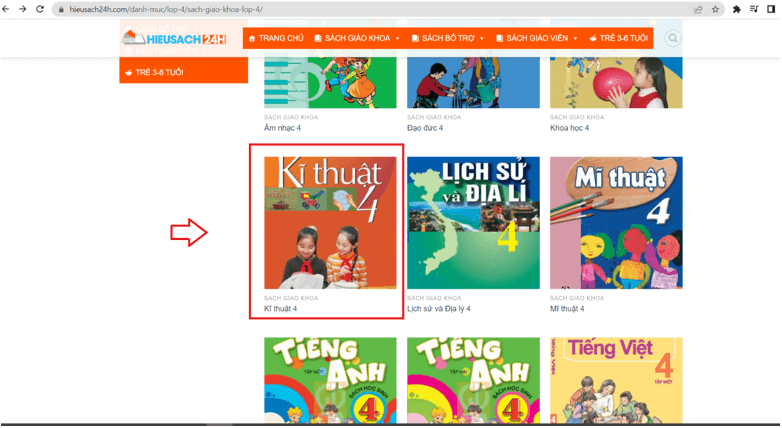 Sách Kĩ thuật lớp 4 (ảnh 1)