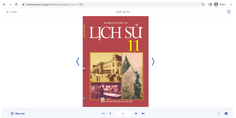 Sách Lịch sử 11 (ảnh 1)