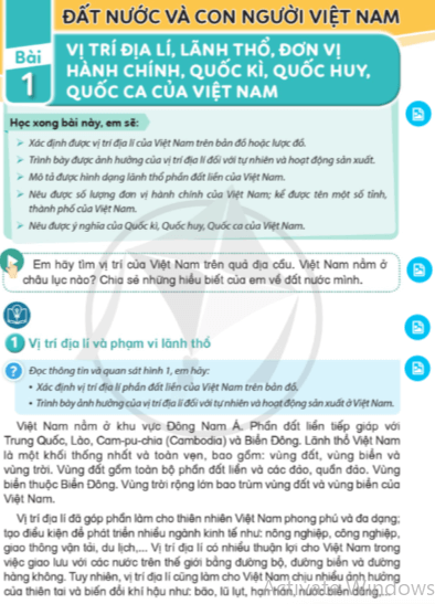 PDF Lịch sử và Địa lí lớp 5 Cánh diều