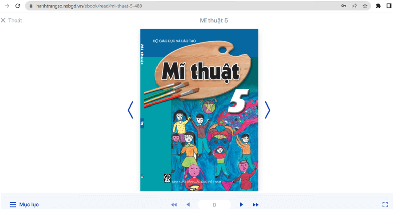 Sách Mĩ thuật lớp 5 (ảnh 1)