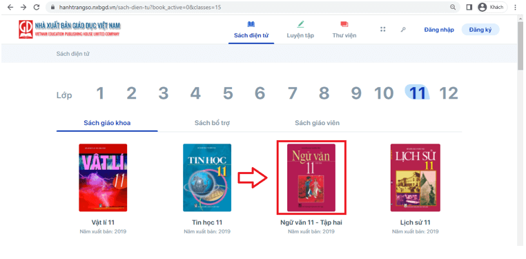 Sách Ngữ văn 11 (ảnh 1)