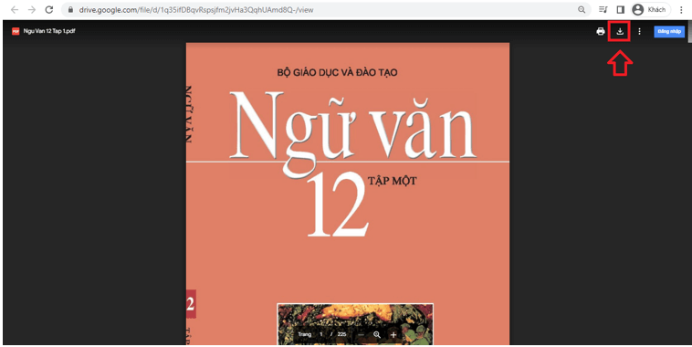 Sách Ngữ văn 12 (ảnh 1)