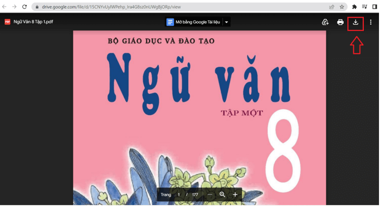 Sách Ngữ văn 8 (ảnh 1)