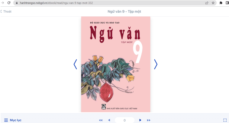 Sách Ngữ văn 9 (ảnh 1)