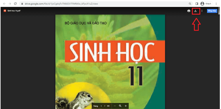 Sách Sinh học 11 (ảnh 1)