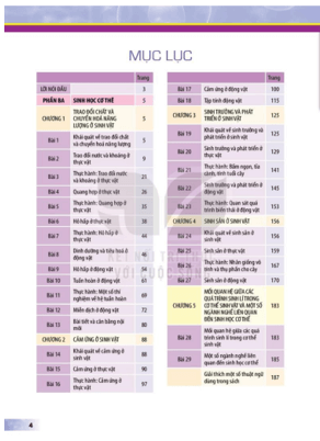 Sinh học 11 Kết nối tri thức pdf