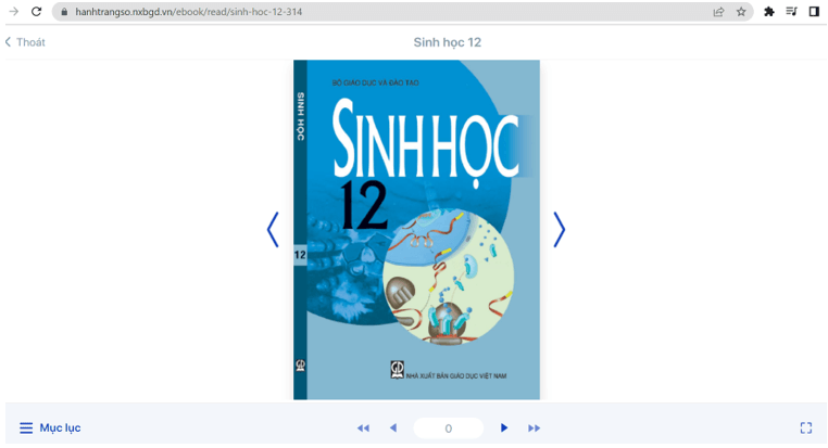 Sách Sinh học 12 (ảnh 1)