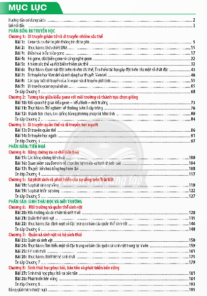 PDF Sinh học 12 Chân trời sáng tạo