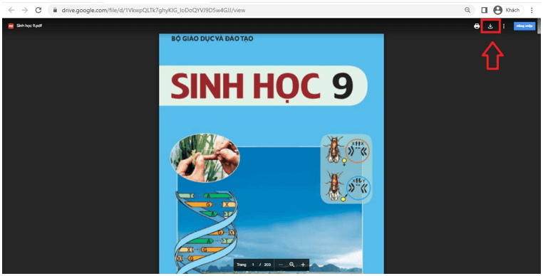 Sách Sinh học 9 (ảnh 1)