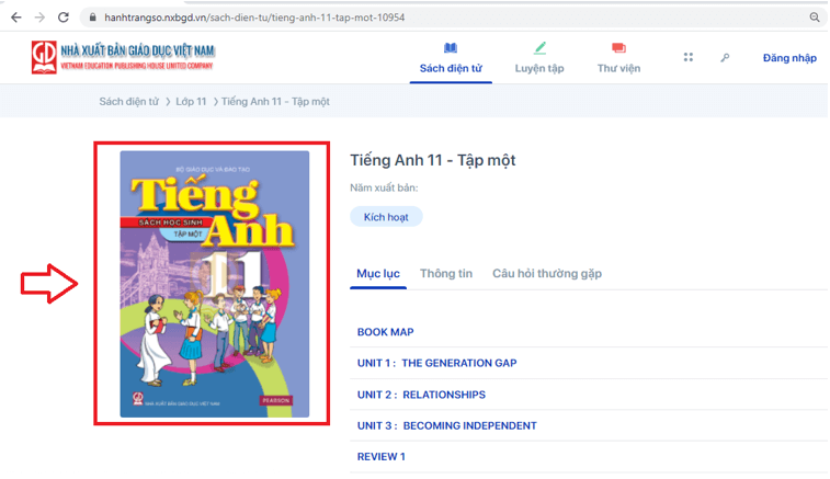 Sách Tiếng Anh 11 (ảnh 1)