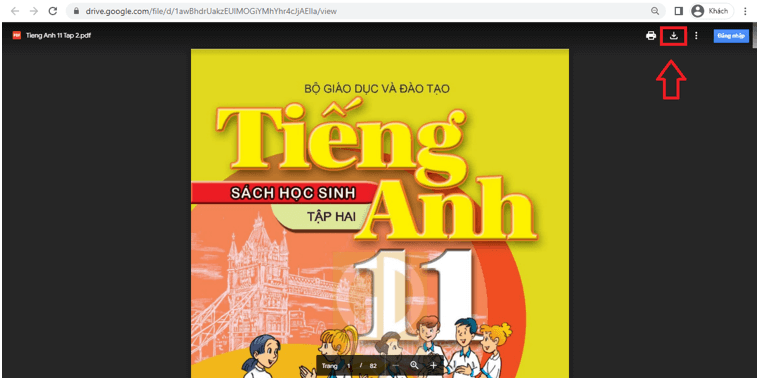 Sách Tiếng Anh 11 (ảnh 1)