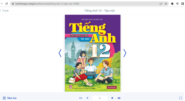 Sách Tiếng Anh 12 (ảnh 1)