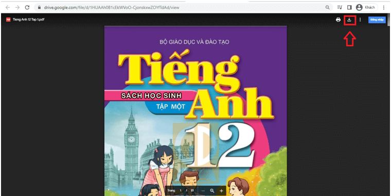 Sách Tiếng Anh 12 (ảnh 1)