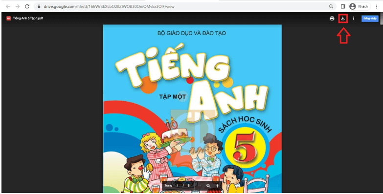 Sách Tiếng Anh lớp 5 (ảnh 1)