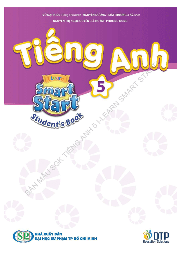 PDF Tiếng Anh lớp 5 iLearn Smart Start