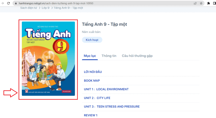 Sách Tiếng Anh 9 (ảnh 1)