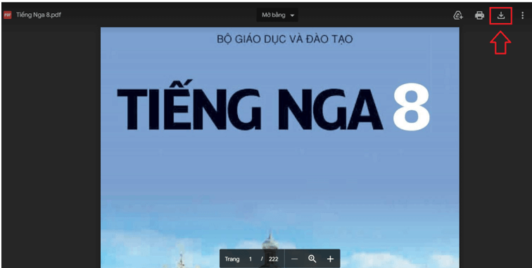 Sách Tiếng Nga 8 (ảnh 1)