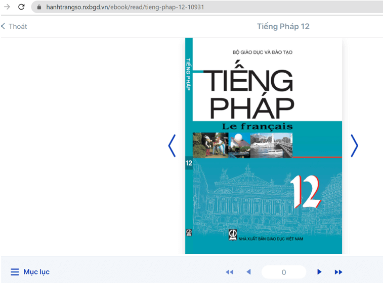 Sách Tiếng Pháp 12 (ảnh 1)