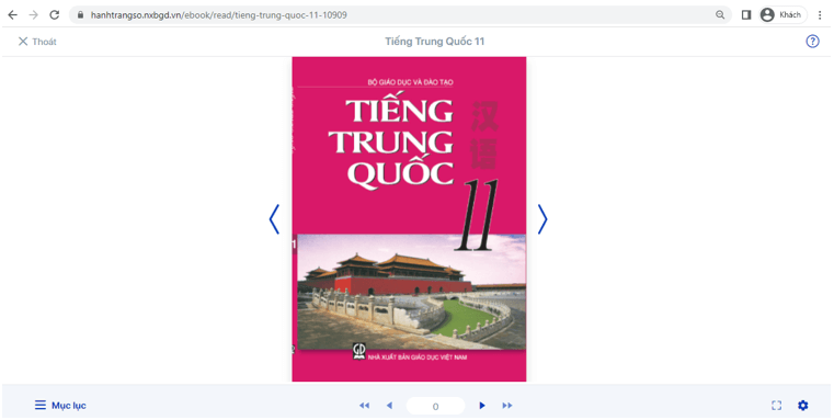 Sách Tiếng Trung Quốc 11 (ảnh 1)