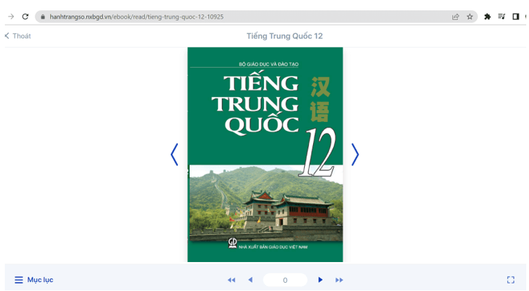 Sách Tiếng Trung Quốc 12 (ảnh 1)