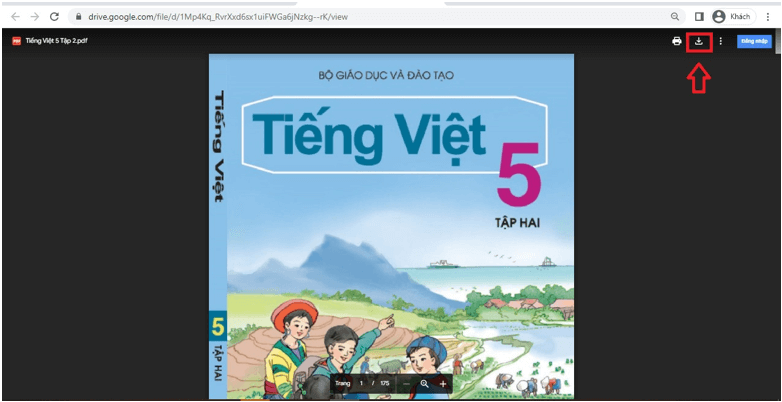 Sách Tiếng Việt lớp 5 (ảnh 1)