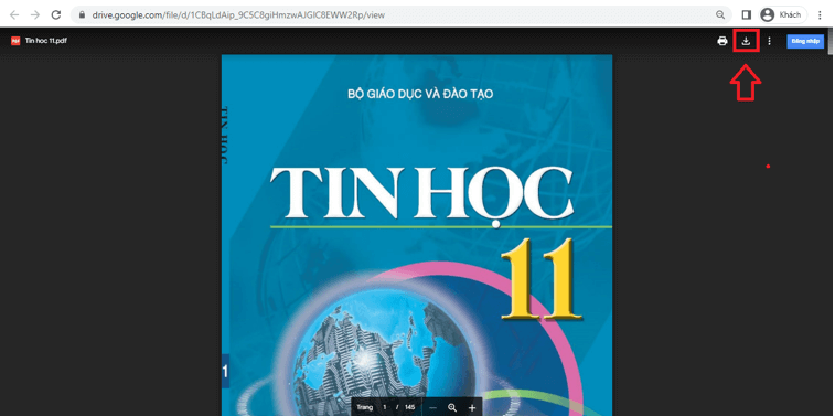 Sách Tin học 11 (ảnh 1)