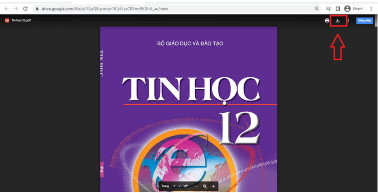 Sách Tin học 12 (ảnh 1)