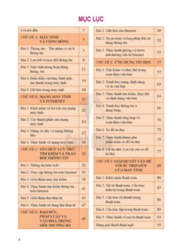 PDF Tin học 6 Cánh diều
