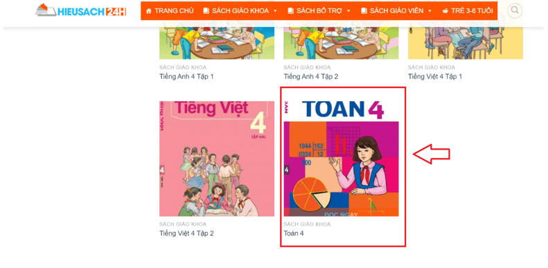 Sách Toán lớp 4 (ảnh 1)