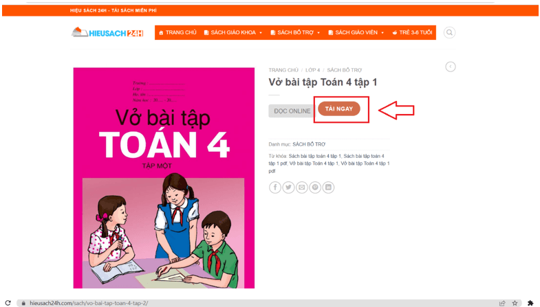 Sách Toán lớp 4 (ảnh 1)