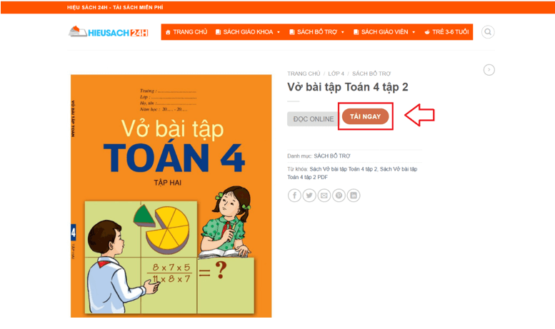 Sách Toán lớp 4 (ảnh 1)